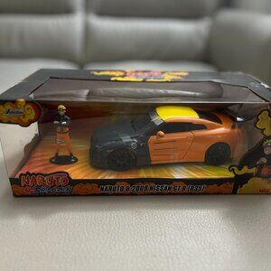 Jada Naruto Shippuden Naruto & 2009 Nissan GTR (R35) Die Cast Edition